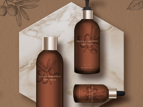 化妆品护肤品广告海报1