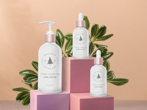 化妆品护肤品广告海报2