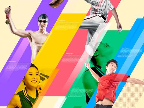 创意体育运动海报广告1