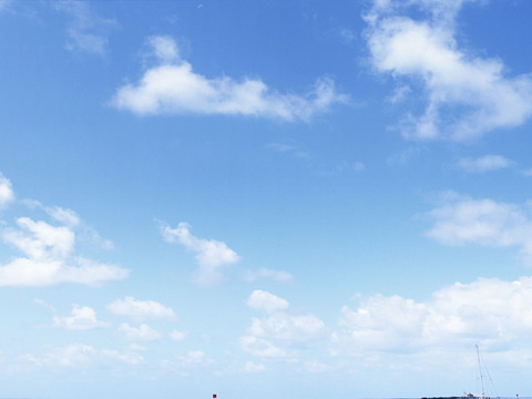 蓝天白云天空