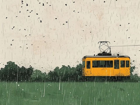  现代简约风景装饰挂画 