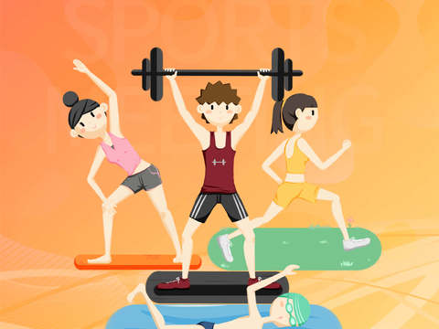  运动会体育项目奥运比赛秋季校园亲子运动会创意海报49 