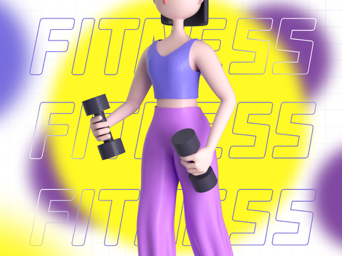 创意运动健身广告海报55