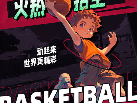 体育运动比赛篮球足球排球羽毛球乒乓网球广告海报69