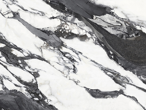 现代简约黑白大理石 宝格丽大理石 奢石
