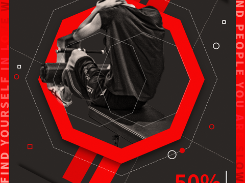 创意运动健身广告海报22