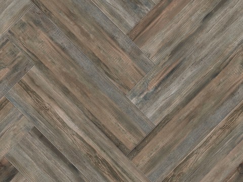 无缝人字拼旧木地板