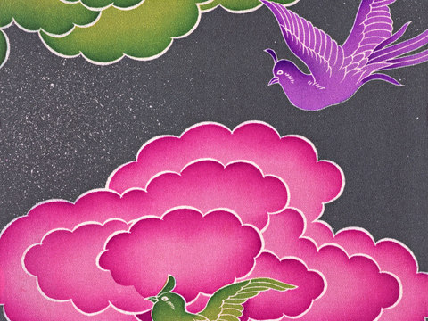  日式和风布纹205 