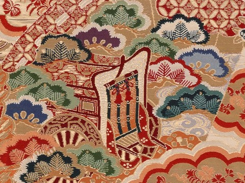  日式和风布纹300 