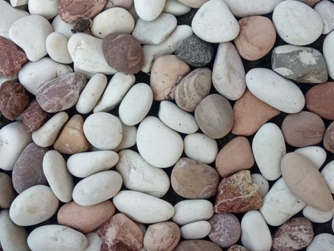  现代鹅卵石，石子，碎石，砂砾石，水洗石，彩色雨花石 