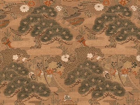  日式和风布纹100 