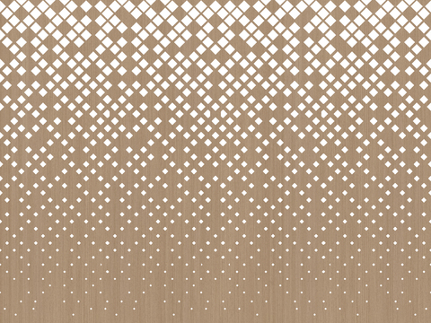 四边形木纹发光穿孔板