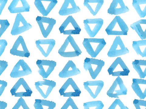  手绘蓝色水彩蜡染扎染印花布纹108 