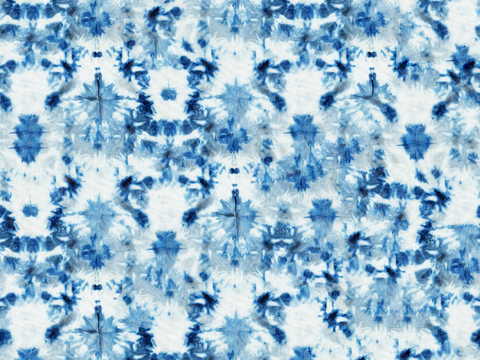 手工扎蓝布纹36