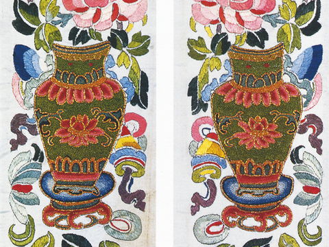  中国传统服饰纹理图案，吉祥图案，富贵图案139 