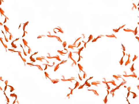  手绘蓝色水彩蜡染扎染印花布纹117 