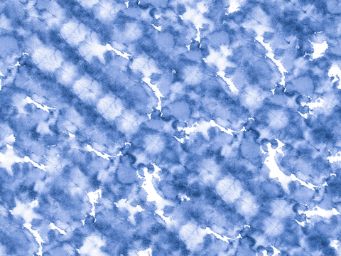 手工扎蓝布纹45