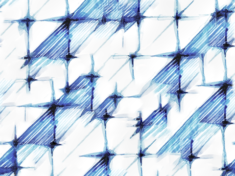  青色靛蓝水彩扎染蜡染布纹纹理33 