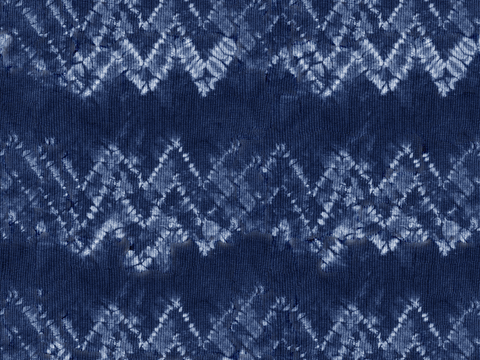 蓝色手工蜡染扎染布纹47