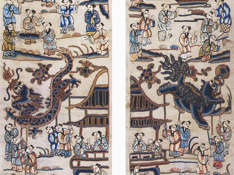  中国传统服饰纹理图案，吉祥图案，富贵图案135 