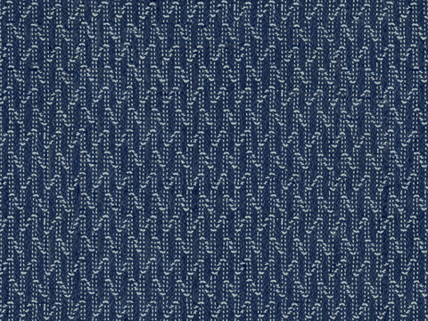 复古蓝印花传统蓝色印染印花布纹30