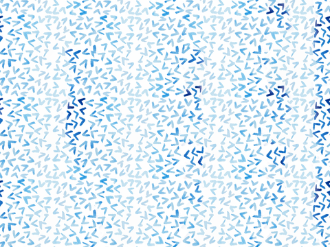  手绘蓝色水彩蜡染扎染印花布纹46 