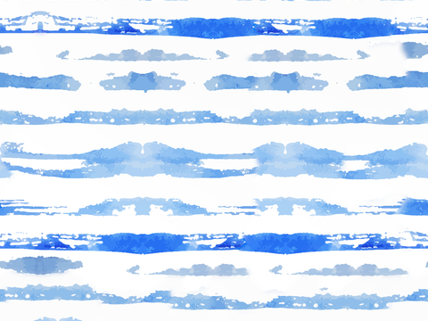  手绘蓝色水彩蜡染扎染印花布纹101 