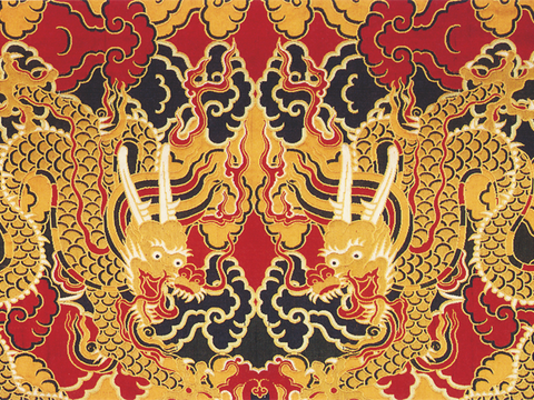  中国传统服饰纹理图案，吉祥图案，富贵图案36 