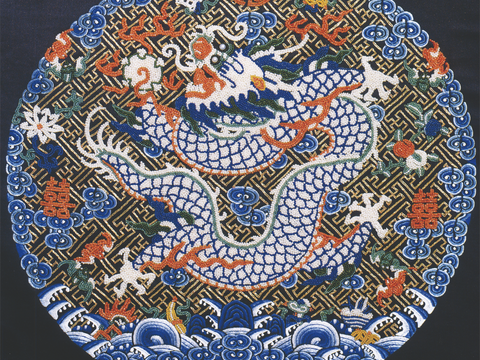  中国传统服饰纹理图案，吉祥图案，富贵图案197 