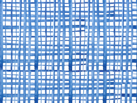  手绘蓝色水彩蜡染扎染印花布纹26 