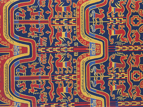  中国传统服饰纹理图案，吉祥图案，富贵图案314 