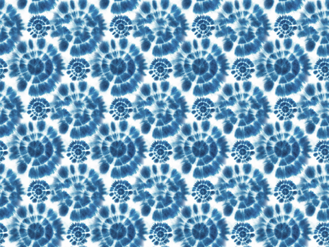 手工扎蓝布纹76