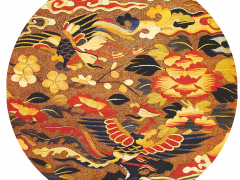 中国传统服饰纹理图案，吉祥图案，富贵图案199