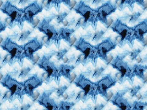 手工扎蓝布纹41