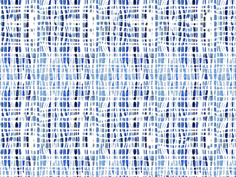  青色靛蓝水彩扎染蜡染布纹纹理19 