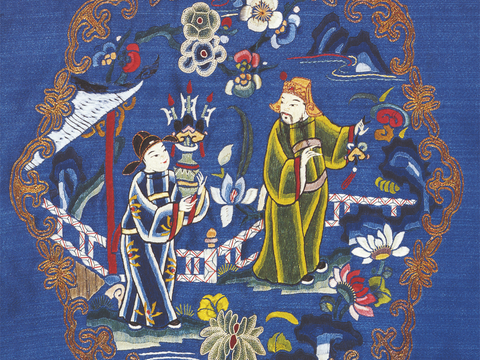  中国传统服饰纹理图案，吉祥图案，富贵图案125 