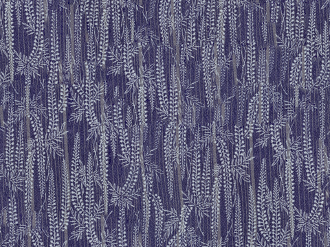 复古蓝印花传统蓝色印染印花布纹28