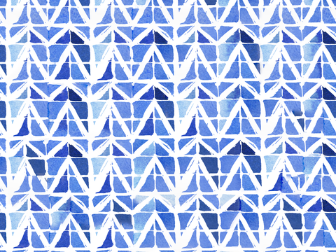  青色靛蓝水彩扎染蜡染布纹纹理31 