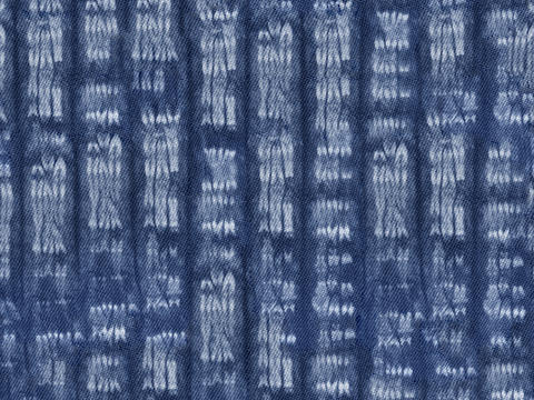  蓝色手工蜡染扎染布纹17 