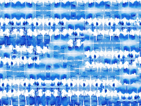  青色靛蓝水彩扎染蜡染布纹纹理5 