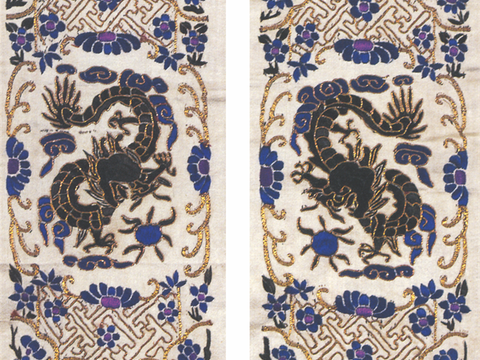  中国传统服饰纹理图案，吉祥图案，富贵图案142 