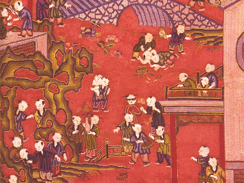  中国传统服饰纹理图案，吉祥图案，富贵图案102 