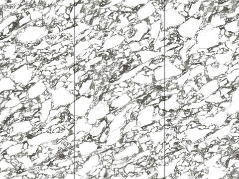 现代宝格丽白 大理石瓷砖 奢石岩板