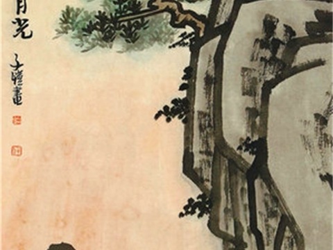  丰子恺水墨绘画作品，写意水墨画，水墨风漫画30 