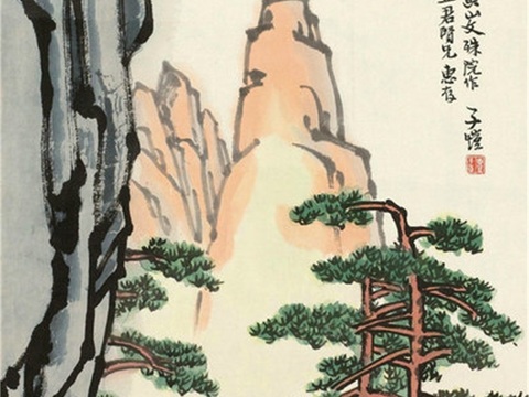 丰子恺水墨绘画作品，写意水墨画，水墨风漫画66