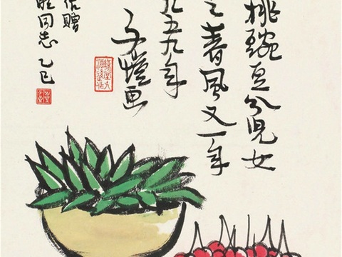  丰子恺水墨绘画作品，写意水墨画，水墨风漫画26 