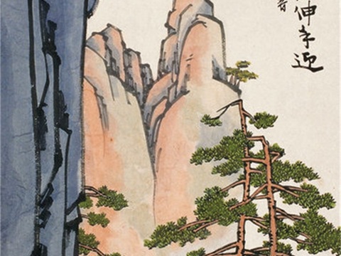  丰子恺水墨绘画作品，写意水墨画，水墨风漫画143 