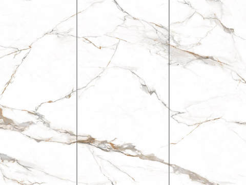 现代奢石岩板 大理石瓷砖 白色贝加莫金