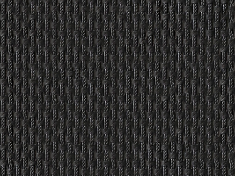  现代法式编织皮 无缝黑色编制皮革贴图 