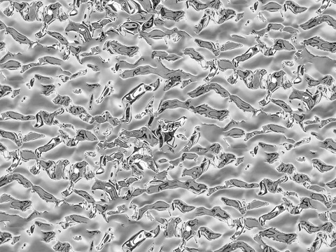 现代水波纹金属 银色水波纹不锈钢贴图